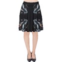 Digital Illusion Velvet High Waist Skirt View1