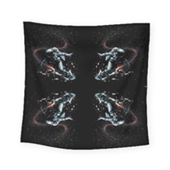 Digital Illusion Square Tapestry (small)