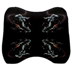 Digital Illusion Velour Head Support Cushion by Sparkle