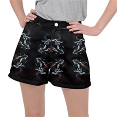 Digital Illusion Ripstop Shorts by Sparkle