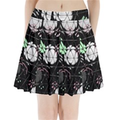 Digital Illusion Pleated Mini Skirt by Sparkle