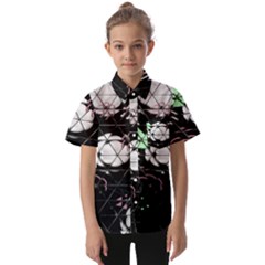 Digital Illusion Kids  Short Sleeve Shirt by Sparkle