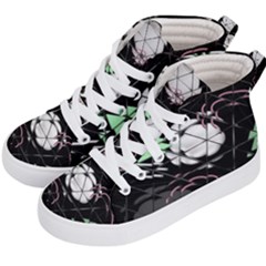 Digital Illusion Kids  Hi-top Skate Sneakers by Sparkle