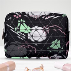 Digital Illusion Make Up Pouch (medium) by Sparkle