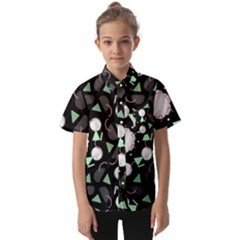 Digital Illusion Kids  Short Sleeve Shirt by Sparkle