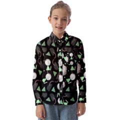 Digital Illusion Kids  Long Sleeve Shirt by Sparkle