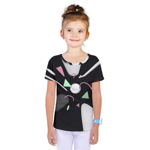 Digital Illusion Kids  One Piece Tee by Sparkle