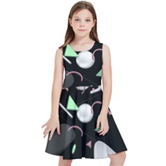 Digital Illusion Kids  Skater Dress