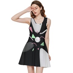 Digital Illusion Inside Out Racerback Dress