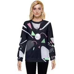 Digital Illusion Hidden Pocket Sweatshirt by Sparkle