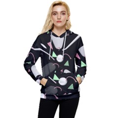 Digital Illusion Women s Lightweight Drawstring Hoodie