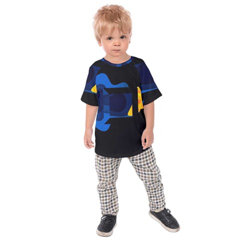 Digital Illusion Kids  Raglan Tee by Sparkle