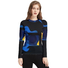 Digital Illusion Women s Long Sleeve Rash Guard