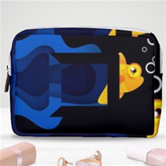 Digital Illusion Make Up Pouch (medium) by Sparkle