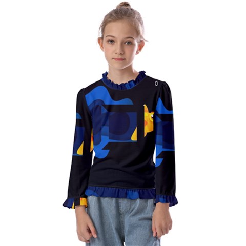 Digital Illusion Kids  Frill Detail Tee by Sparkle