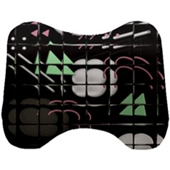 Digital Illusion Head Support Cushion by Sparkle