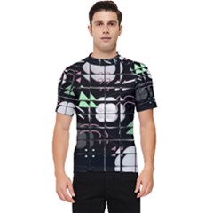 Digital Illusion Men s Short Sleeve Rash Guard