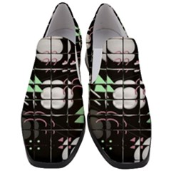 Digital Illusion Women Slip On Heel Loafers by Sparkle