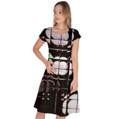 Digital Illusion Classic Short Sleeve Dress by Sparkle