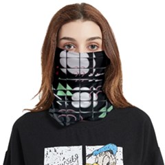 Digital Illusion Face Covering Bandana (two Sides)