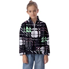 Digital Illusion Kids  Half Zip Hoodie by Sparkle