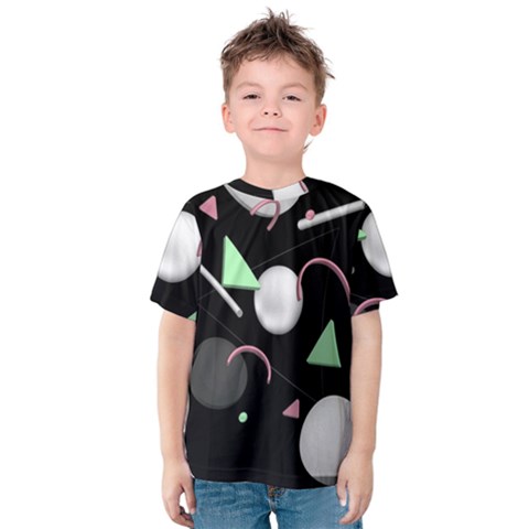 Digital Illusion Kids  Cotton Tee by Sparkle