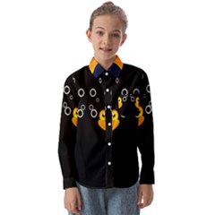 Digital Illusion Kids  Long Sleeve Shirt by Sparkle