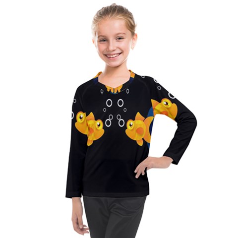 Digital Illusion Kids  Long Mesh Tee by Sparkle