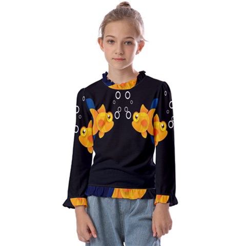 Digital Illusion Kids  Frill Detail Tee by Sparkle