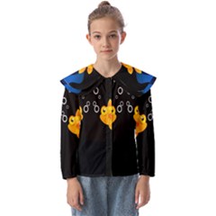 Digital Illusion Kids  Peter Pan Collar Blouse by Sparkle