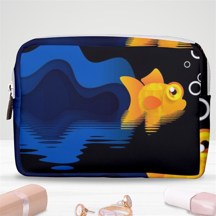 Digital Illusion Make Up Pouch (Medium)