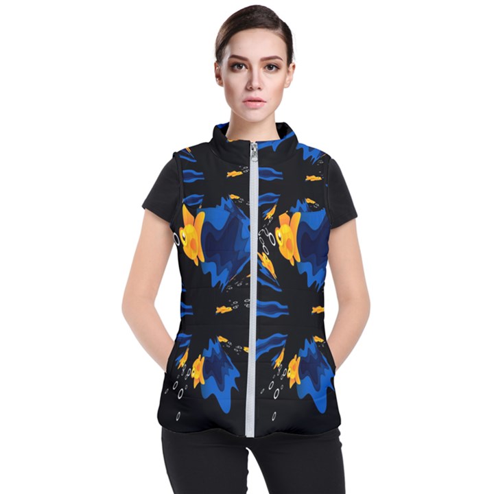 Digital Illusion Women s Puffer Vest