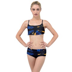 Digital Illusion Layered Top Bikini Set by Sparkle