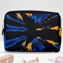 Digital Illusion Make Up Pouch (medium) by Sparkle