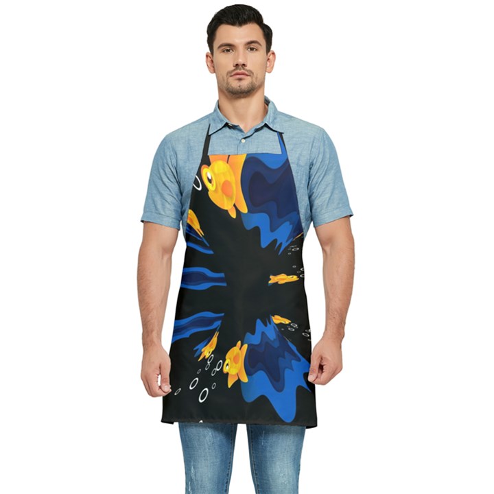 Digital Illusion Kitchen Apron