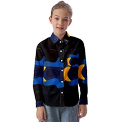 Digital Illusion Kids  Long Sleeve Shirt by Sparkle