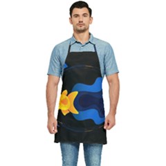 Digital Illusion Kitchen Apron by Sparkle