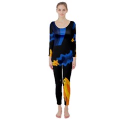 Digital Illusion Long Sleeve Catsuit by Sparkle