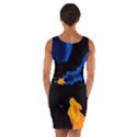 Digital Illusion Wrap Front Bodycon Dress View2