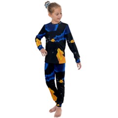 Digital Illusion Kids  Long Sleeve Set  by Sparkle