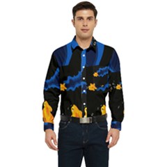 Digital Illusion Men s Long Sleeve Pocket Shirt 