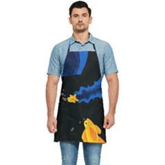 Digital Illusion Kitchen Apron by Sparkle