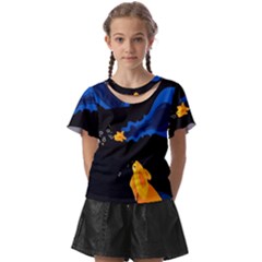 Digital Illusion Kids  Front Cut Tee