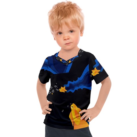 Digital Illusion Kids  Sports Tee by Sparkle