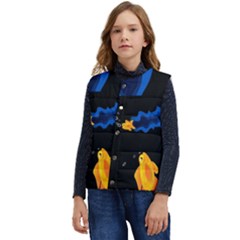 Digital Illusion Kid s Short Button Up Puffer Vest	