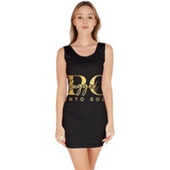 Plugged Into Gold Bodycon Dress by pluggedintogold