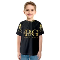 Plugged Into Gold Kids  Sport Mesh Tee