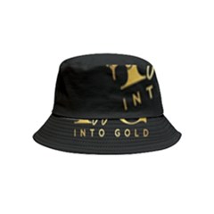 Plugged Into Gold Bucket Hat (kids) by pluggedintogold