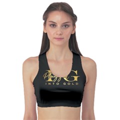 Plugged Into Gold Sports Bra by pluggedintogold