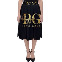 Plugged Into Gold Classic Midi Skirt by pluggedintogold